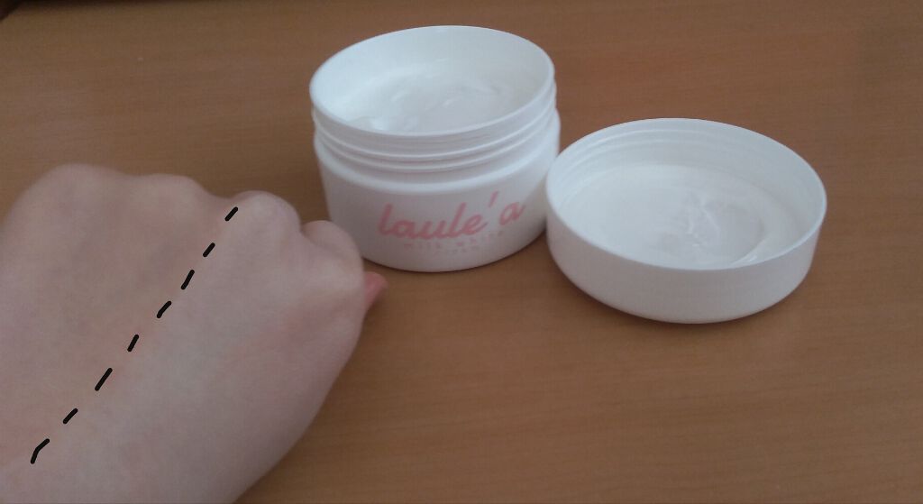 ミルクホワイトクリーム/Laule'a/フェイスクリームを使ったクチコミ(2枚目)