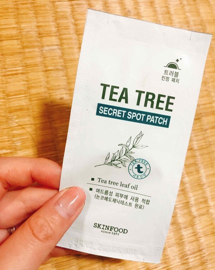 ティーツリーシークレットスポットパッチ/SKINFOOD/にきびパッチを使ったクチコミ(1枚目)