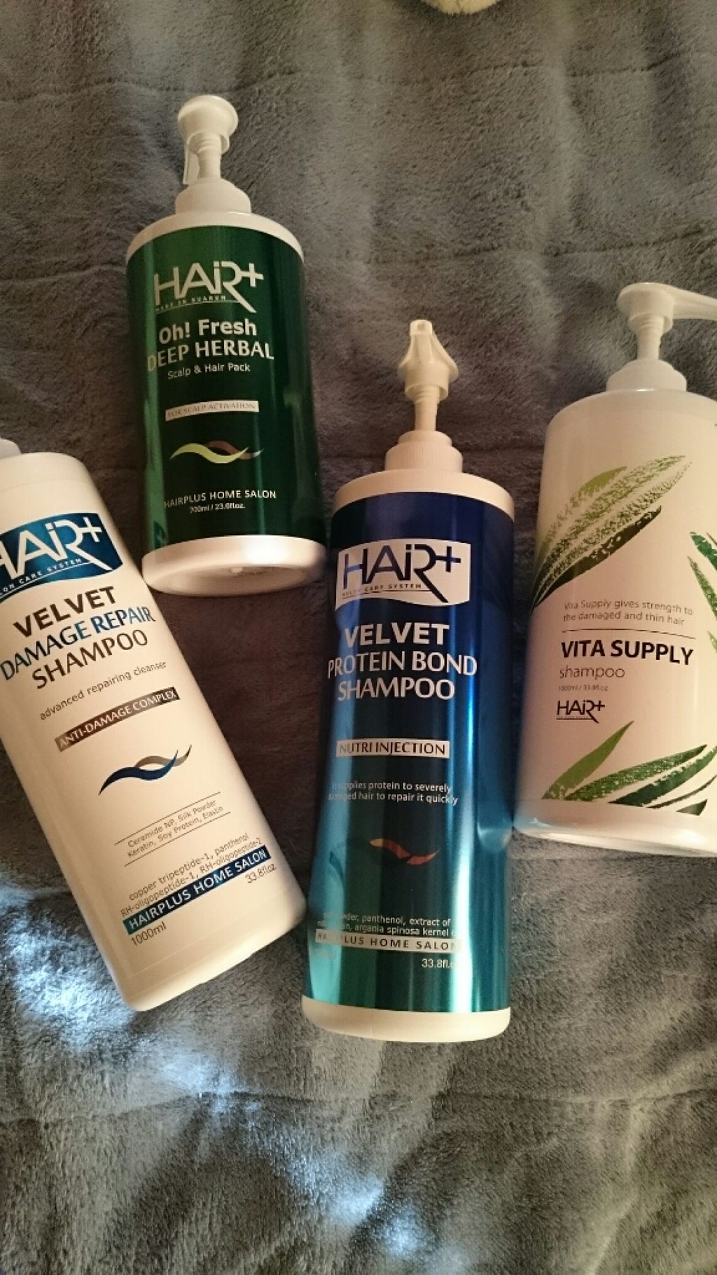 Velvet Protein Bond Shampoo/HAIRPLUS/市販シャンプーを使ったクチコミ（1枚目）