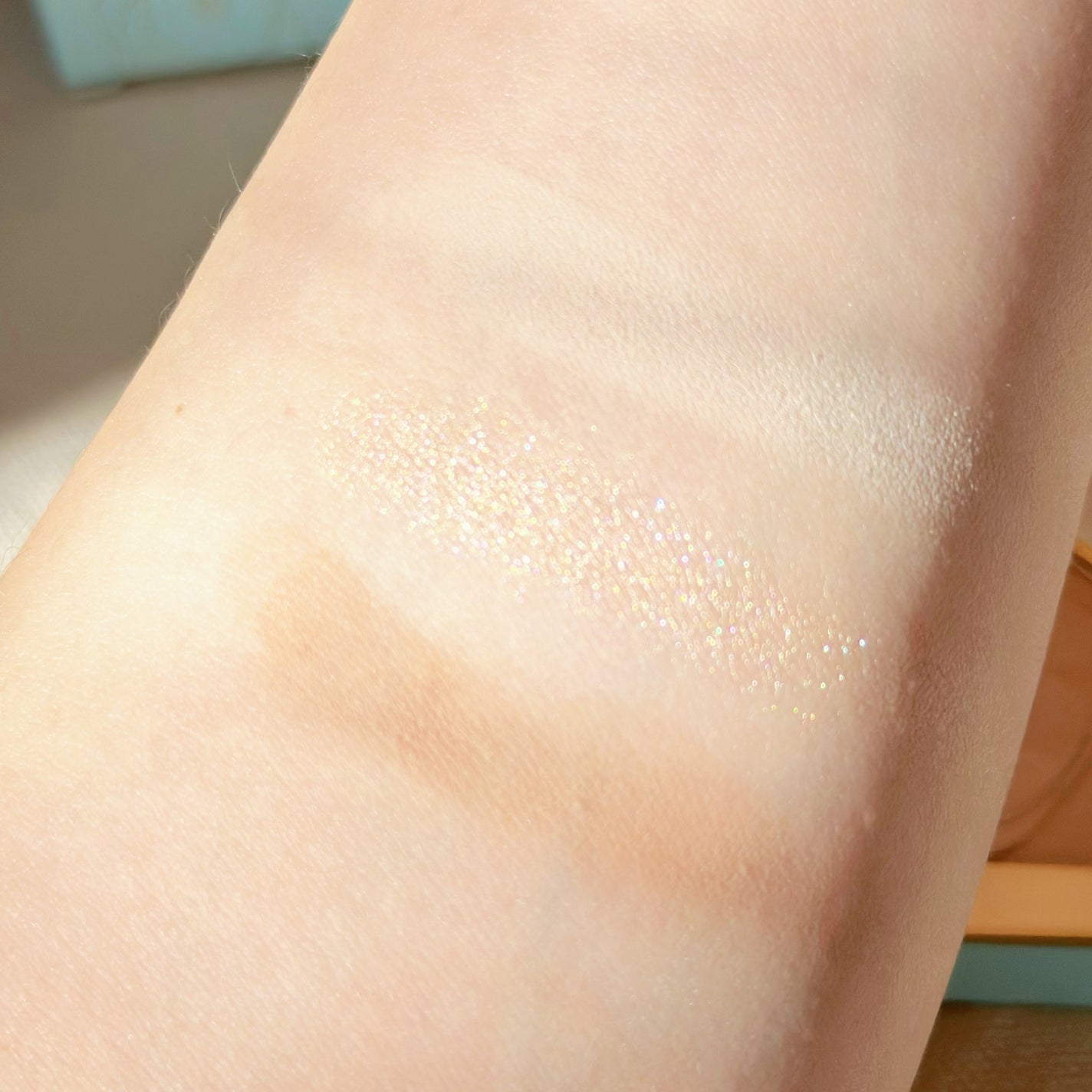 ハイライトシェーディングパレット/TIMAGE/パウダーハイライトを使ったクチコミ(5枚目)