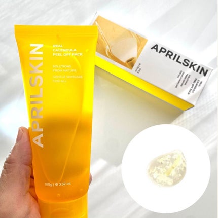 リアルカレンデュラピールオフパック/APRILSKIN/ピーリングを使ったクチコミ(2枚目)