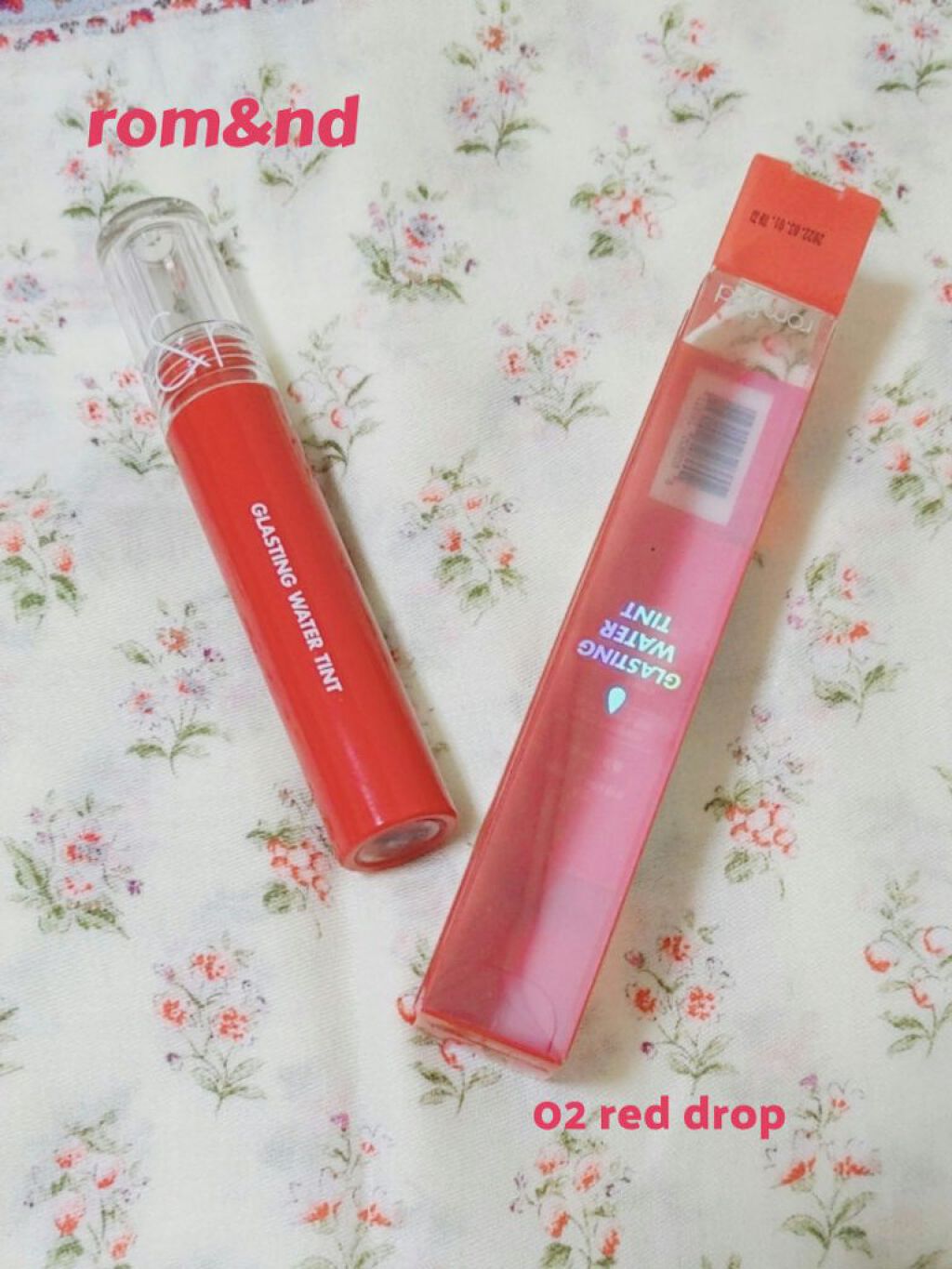 グラスティングウォーターティント/rom&nd/リップティントを使ったクチコミ（1枚目）