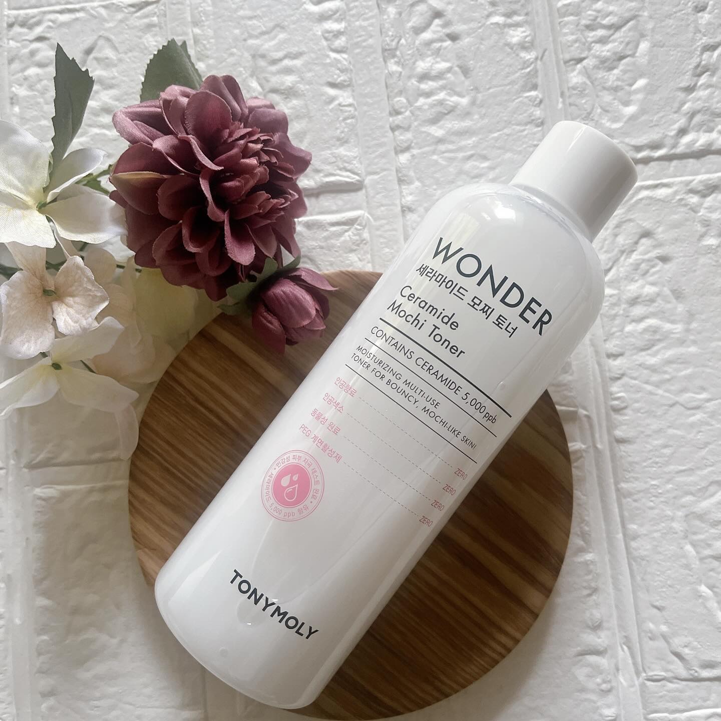 Wonder Ceramide Mochi Toner（トニーモリーワンダーCモチトナー）/TONYMOLY/化粧水を使ったクチコミ（1枚目）