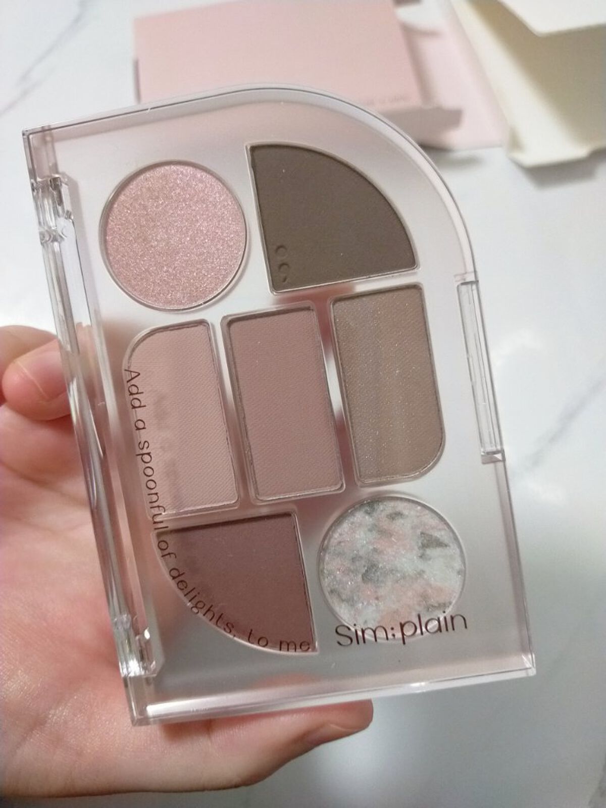 シンプレイン アイパレット/Sim;plain/アイシャドウパレットを使ったクチコミ（2枚目）