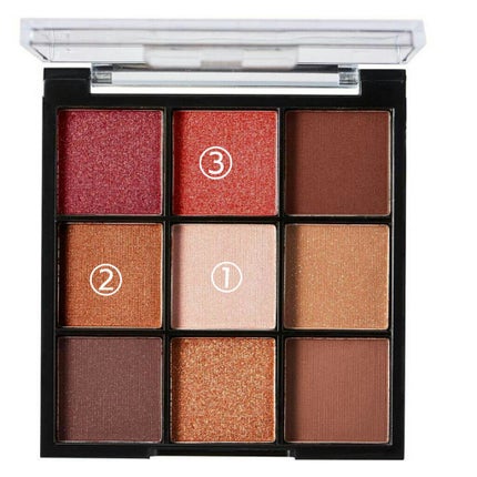 UR GLAM BLOOMING EYE COLOR PALETTE/U R GLAM/アイシャドウパレットを使ったクチコミ(2枚目)
