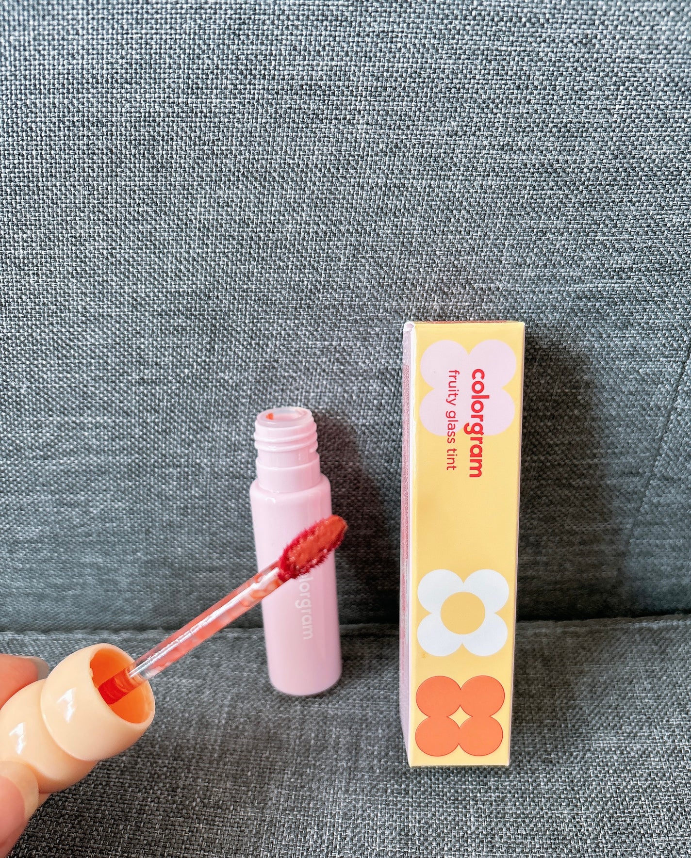 タンフルグラスグロス/Colorgram/リップグロスを使ったクチコミ(2枚目)
