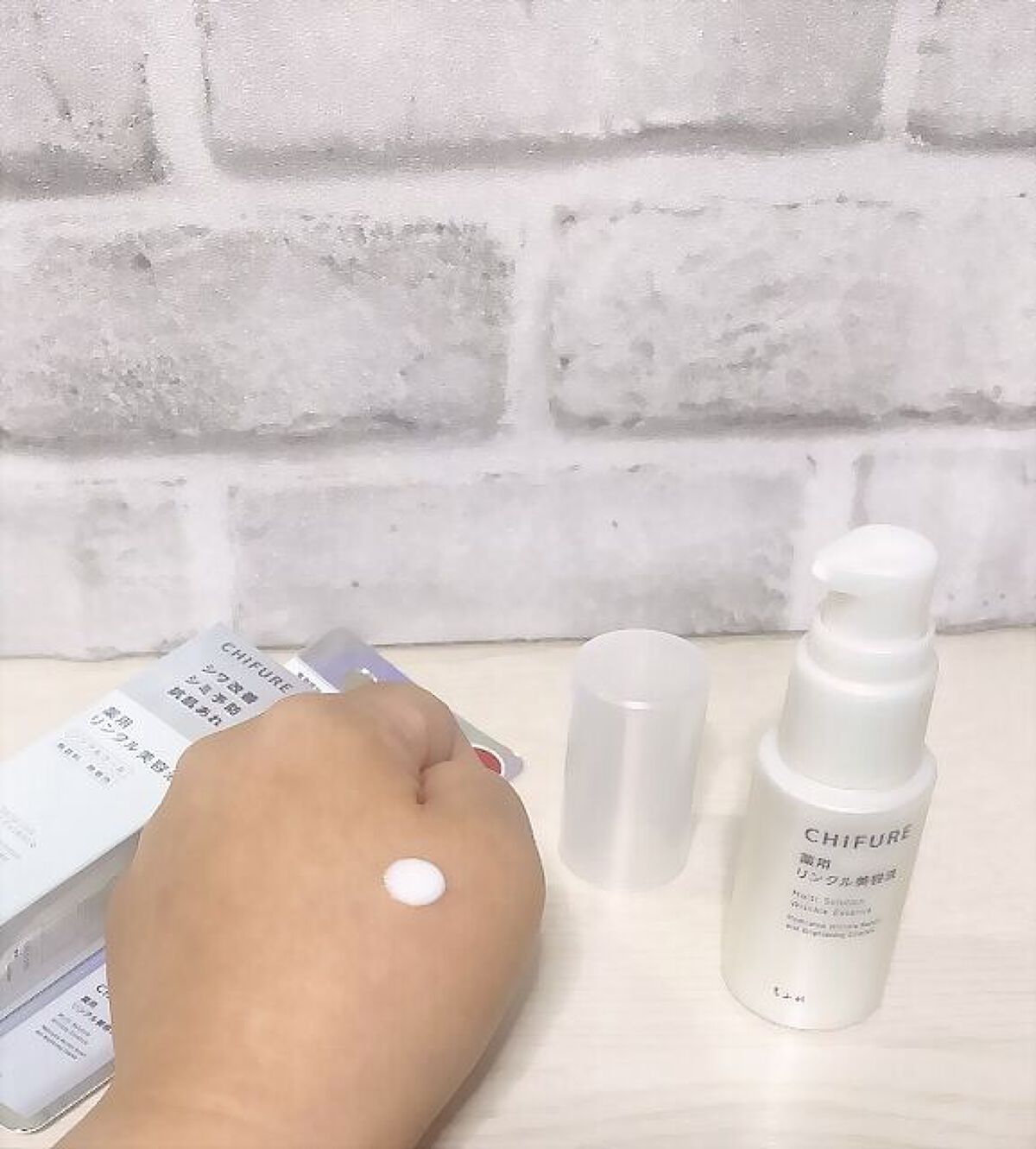 薬用 リンクル美容液/ちふれ/美容液を使ったクチコミ(4枚目)