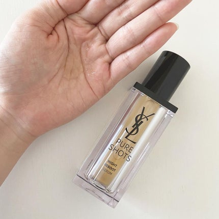 ピュアショット ナイト リチャージセラム/YVES SAINT LAURENT BEAUTE/美容液を使ったクチコミ(3枚目)