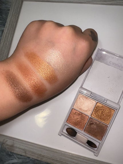 シルキースフレアイズ/キャンメイク/アイシャドウパレットを使ったクチコミ(3枚目)