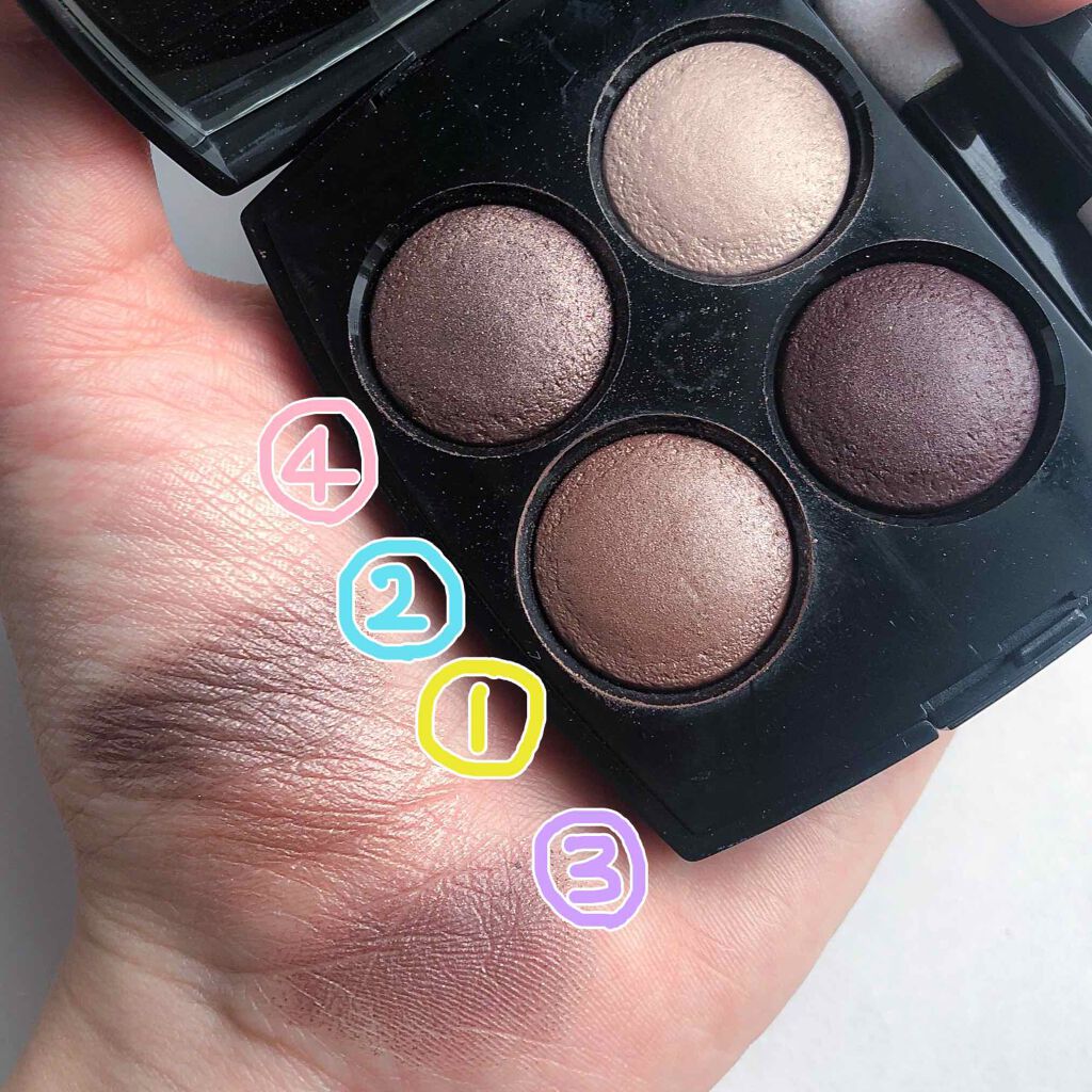 レ キャトル オンブル/CHANEL/アイシャドウパレットを使ったクチコミ(3枚目)