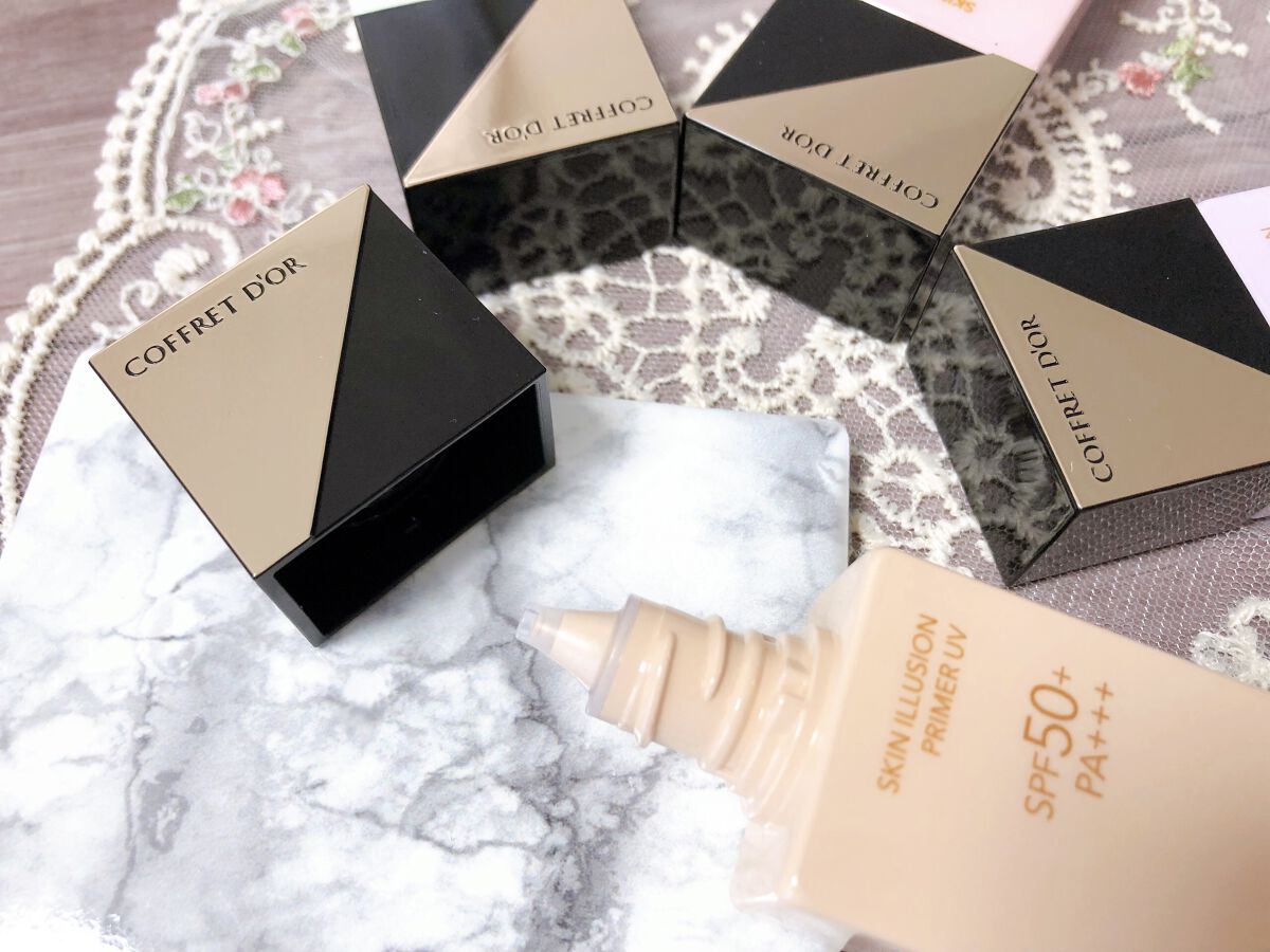 スキンイリュージョンプライマーUV/コフレドール/化粧下地を使ったクチコミ（3枚目）