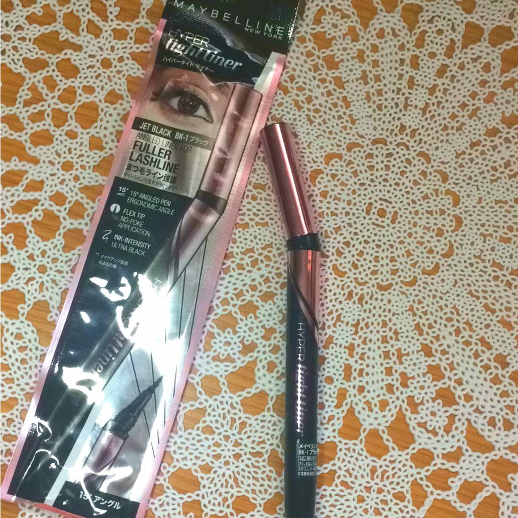 ハイパータイトライナー/MAYBELLINE NEW YORK/リキッドアイライナーを使ったクチコミ（1枚目）