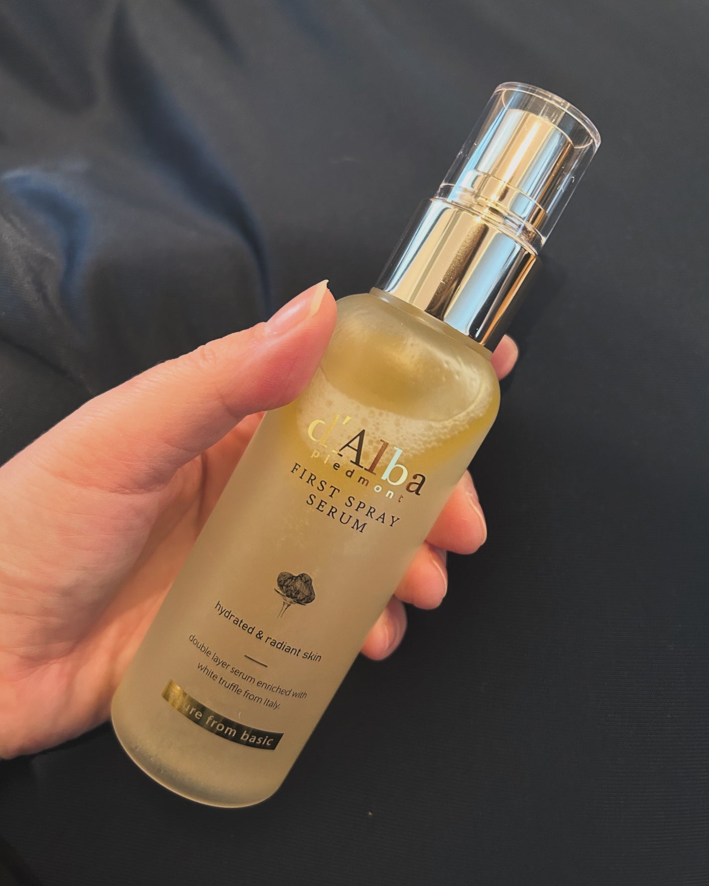 ダルバ ホワイトトリュフファーストスプレーセラム/ダルバ/ミスト状化粧水を使ったクチコミ(1枚目)
