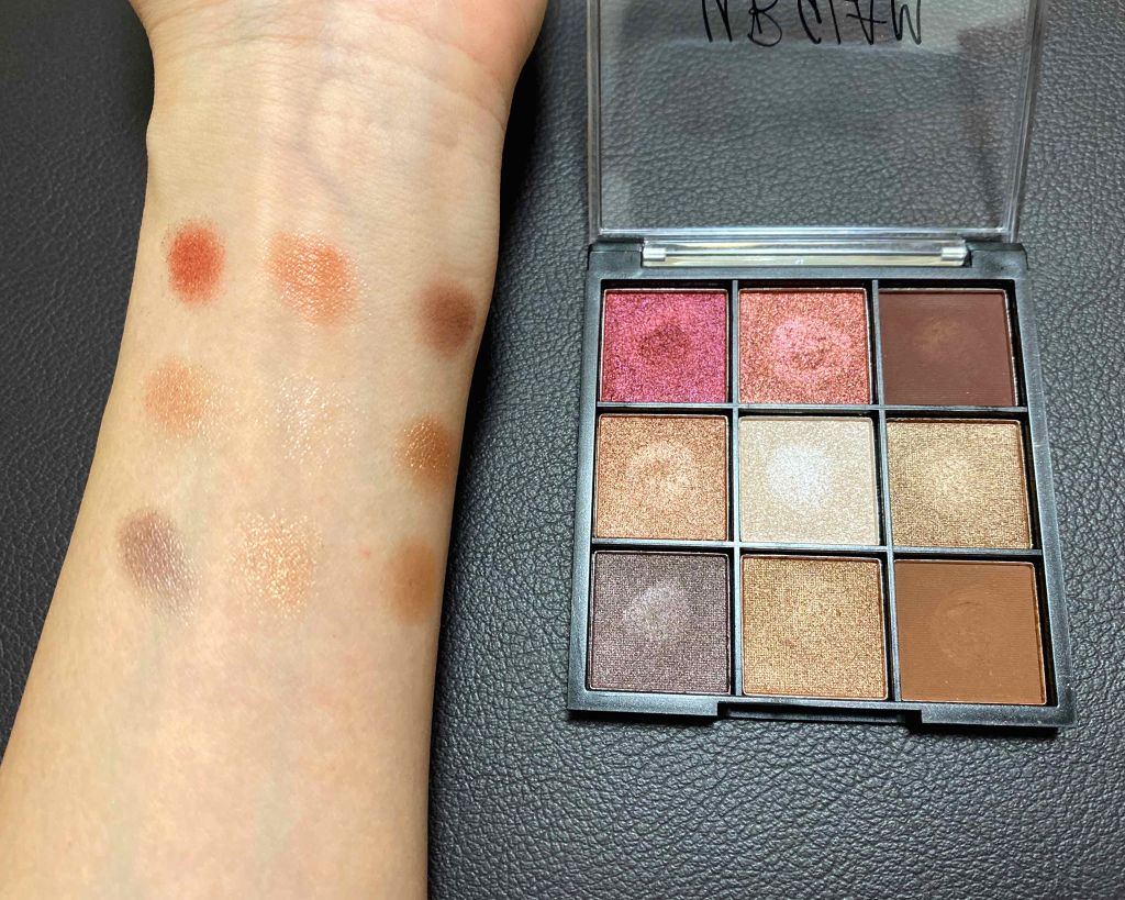 UR GLAM　BLOOMING EYE COLOR PALETTE/U R GLAM/アイシャドウパレットを使ったクチコミ（2枚目）