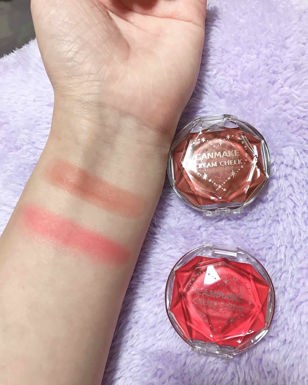クリームチーク/キャンメイク/ジェル・クリームチークを使ったクチコミ（3枚目）
