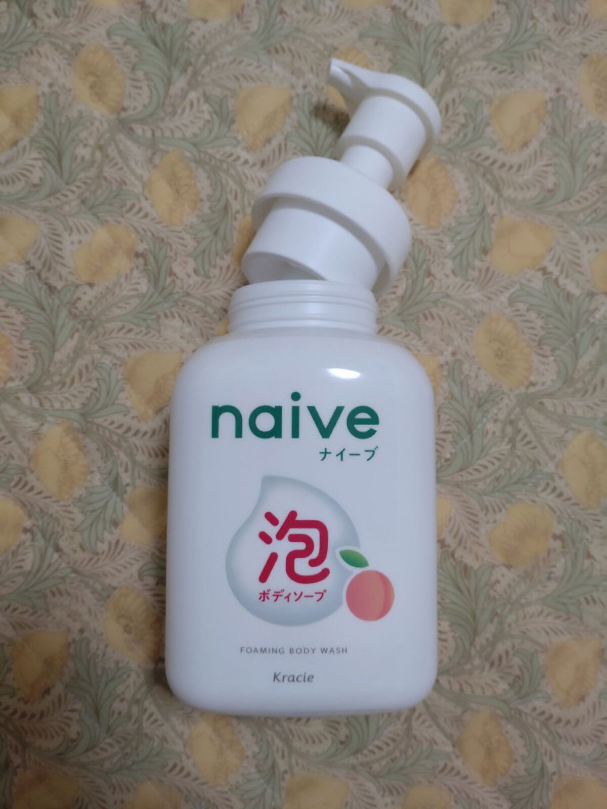 泡で出てくるボディソープ/ナイーブ/ボディソープを使ったクチコミ（1枚目）