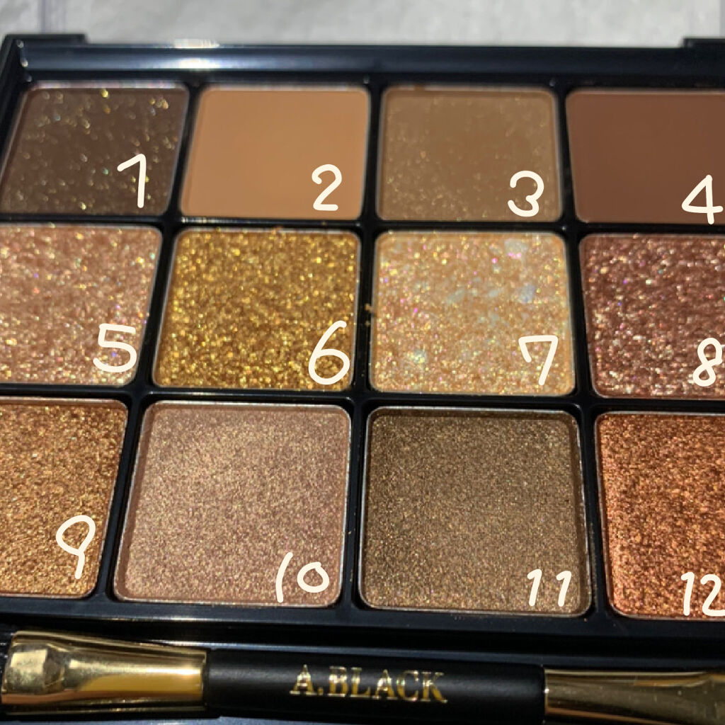 グラムチェンジマルチパレット/A.BLACK/マルチパレットを使ったクチコミ（3枚目）