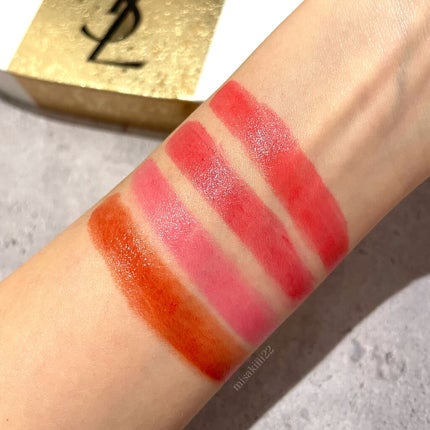 ノエル ミニ リップボックスセット/YVES SAINT LAURENT BEAUTE/口紅を使ったクチコミ(3枚目)