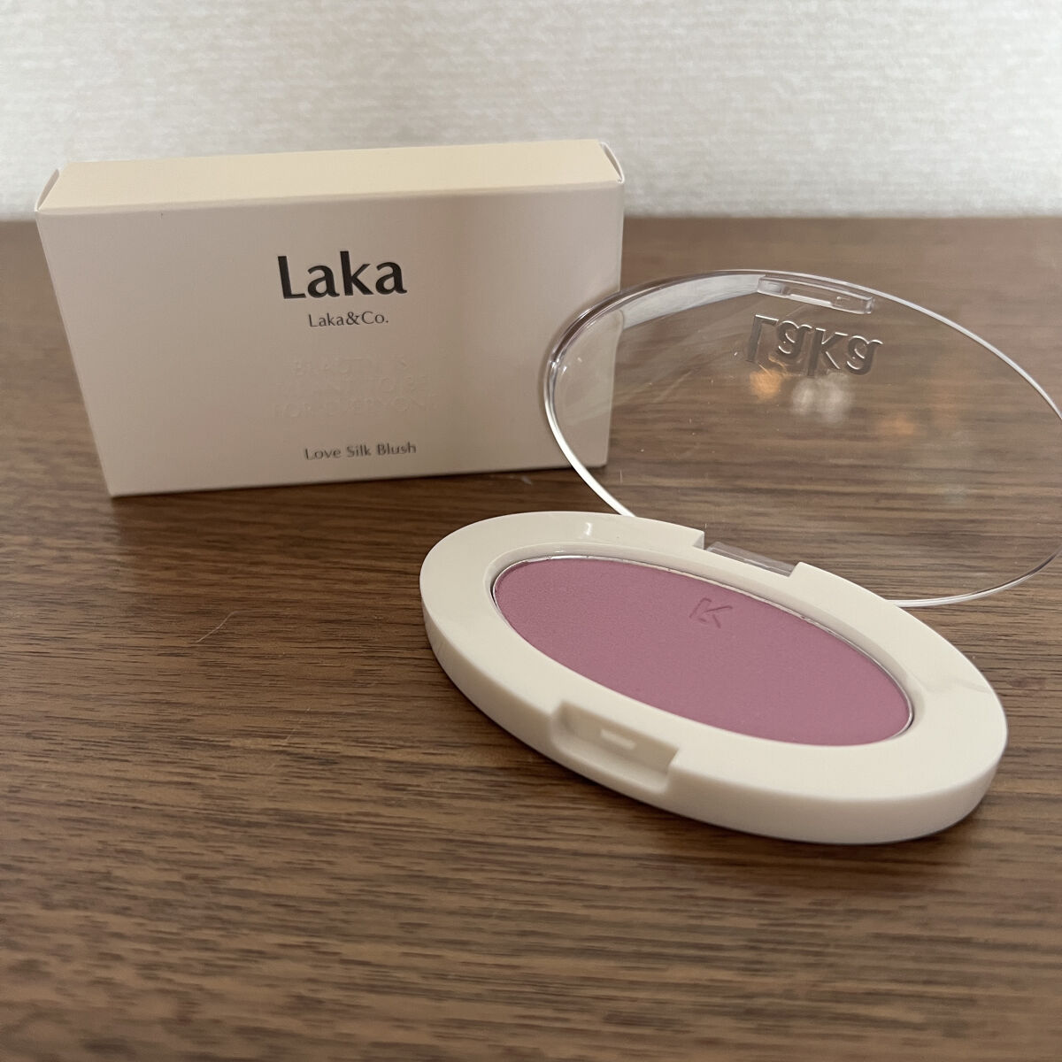 ラブシルクブラッシュ/Laka/パウダーチークを使ったクチコミ（2枚目）