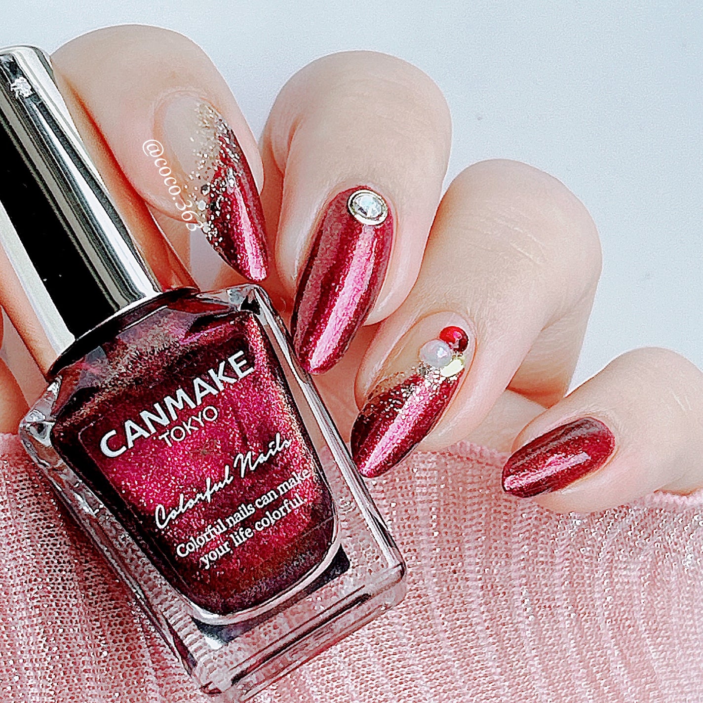 カラフルネイルズ/キャンメイク/マニキュアを使ったクチコミ(3枚目)