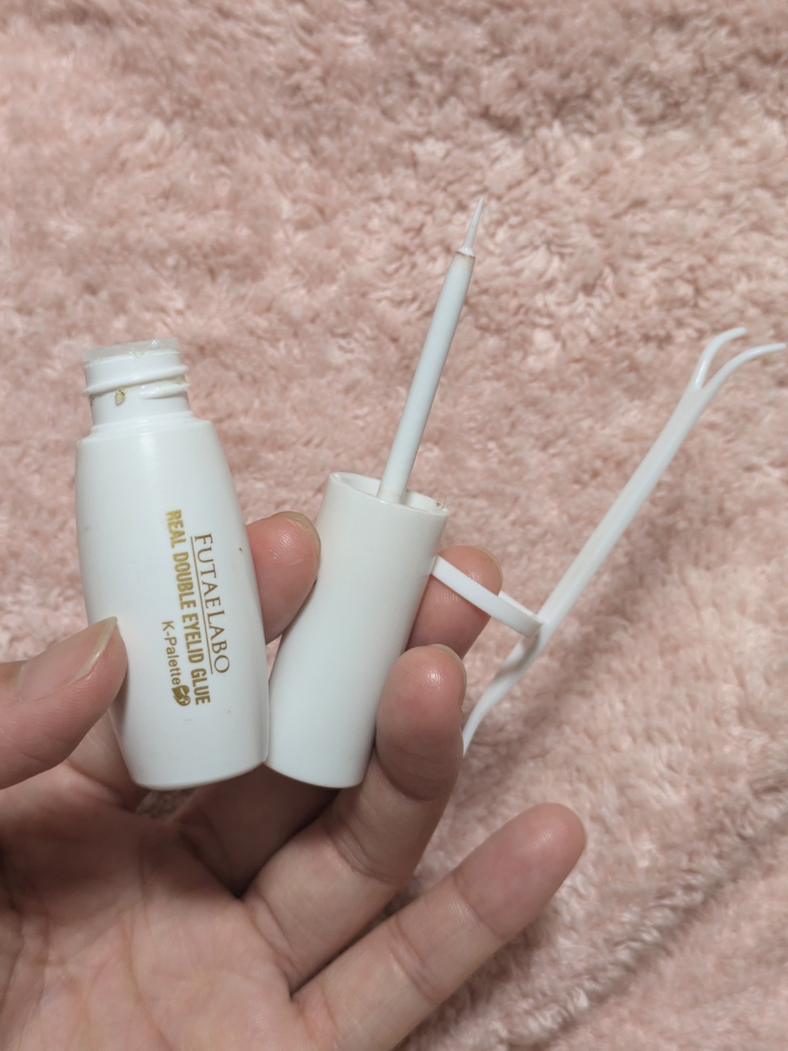 K-パレット K-パレット　フタエラボ　リアルダブルアイリッドグルーのクチコミ「
K-パレット　フタエラボ　リアルダブルアイリッドグルー

私の右目の二重幅を変えたい為に購入.....」（2枚目）