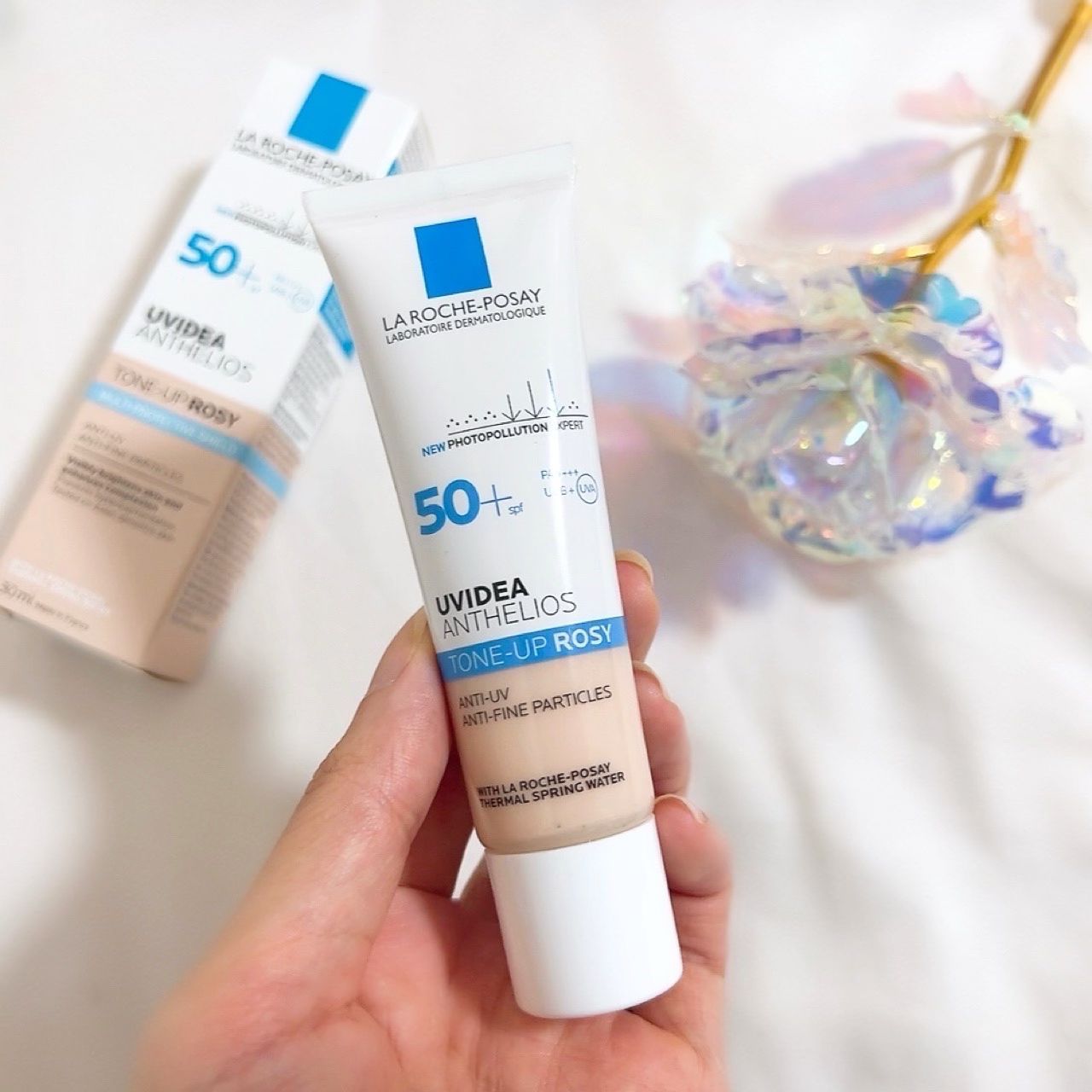 UVイデア XL プロテクショントーンアップ ローズ/ラ ロッシュ ポゼ/日焼け止めクリームを使ったクチコミ（1枚目）