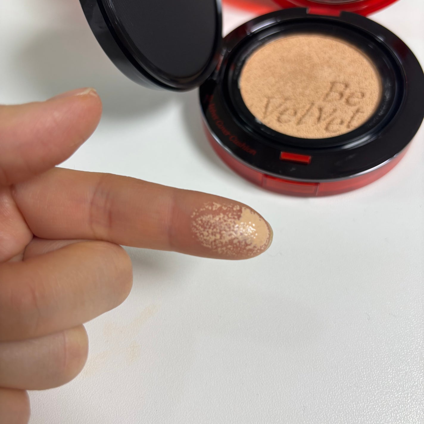 ビーベルベットカバークッション/espoir/クッションファンデーションを使ったクチコミ(3枚目)