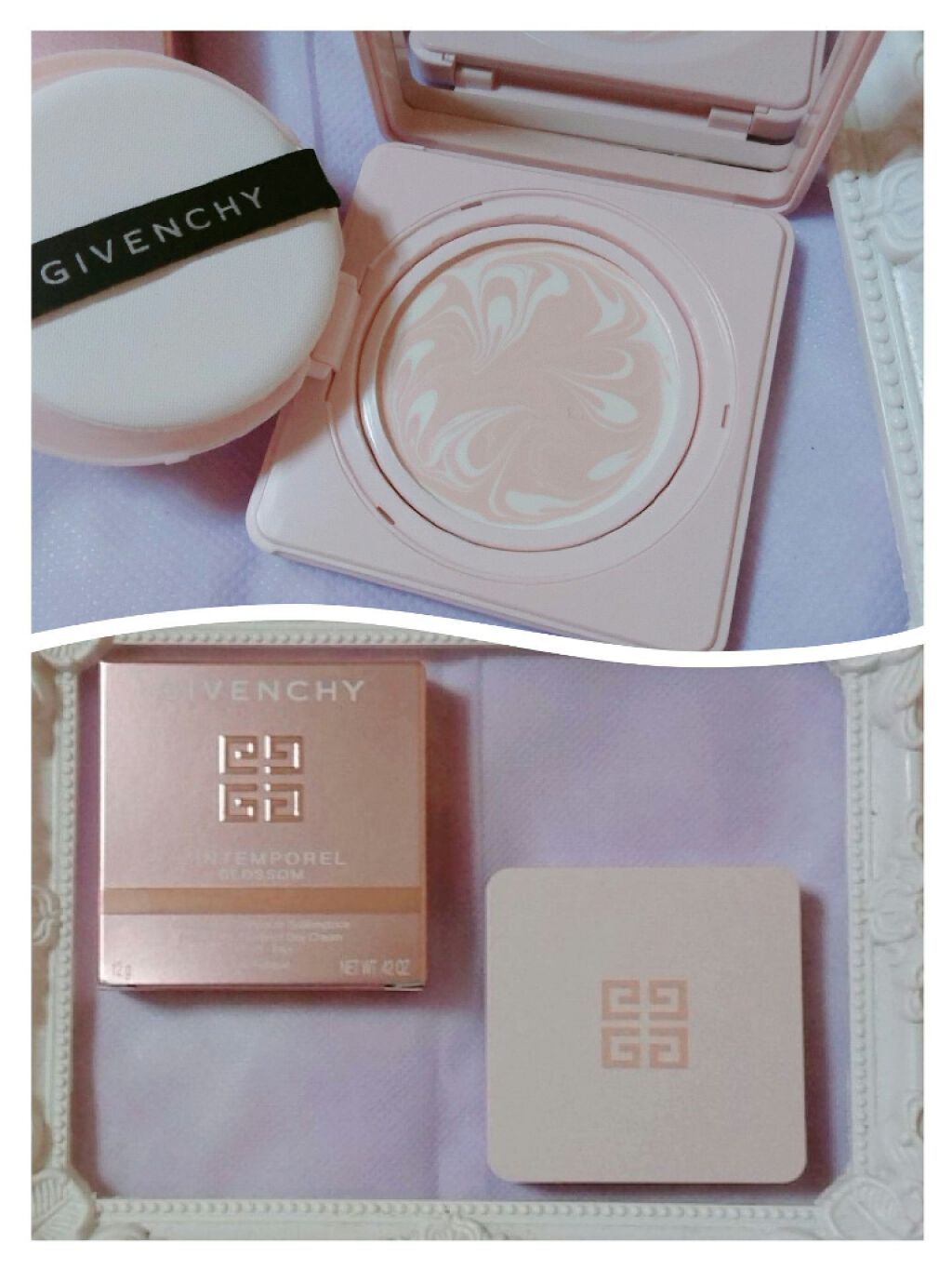 ランタンポレル ブロッサム クリーム コンパクト/GIVENCHY/化粧下地を使ったクチコミ（2枚目）