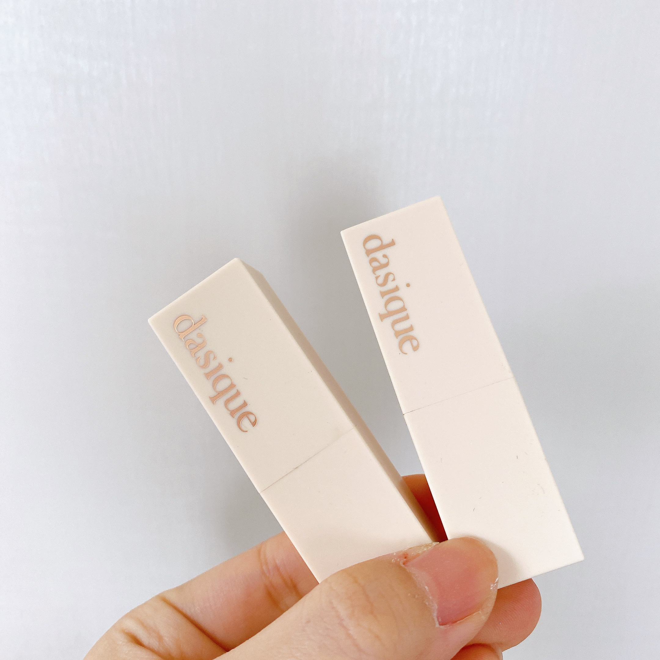 ソフトベルベット リップスティック 01 ヌーディーピーカン/dasique/口紅を使ったクチコミ（2枚目）