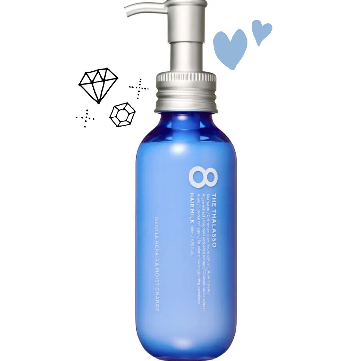 ジェントルリペア＆モイストチャージ 美容液ヘアミルク /エイトザタラソ/ヘアミルクを使ったクチコミ（1枚目）