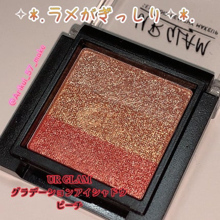 UR GLAM GRADATION EYESHADOW/U R GLAM/アイシャドウパレットを使ったクチコミ(1枚目)