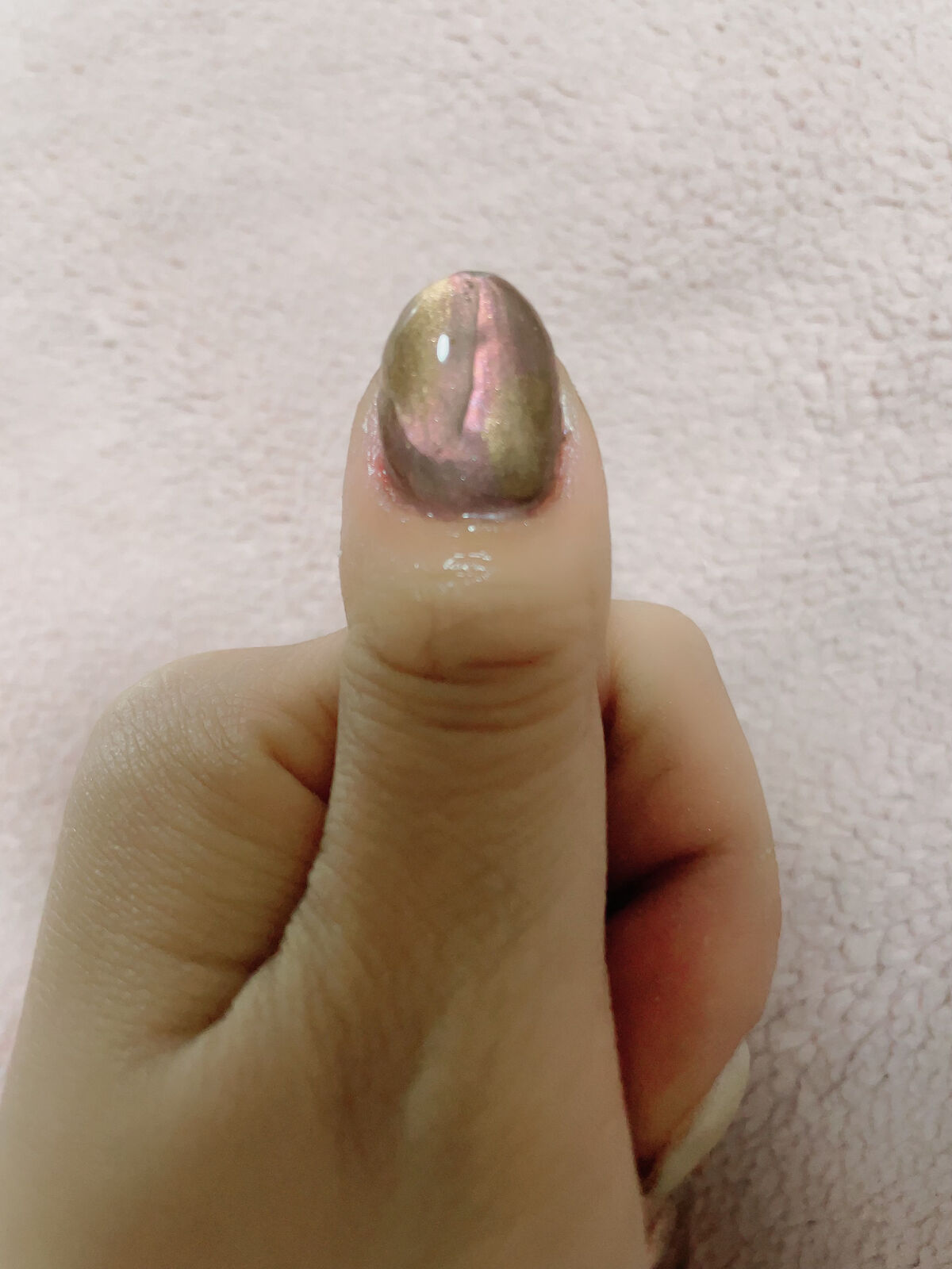 Petit Price プチプライス  カラージェルのクチコミ「ミラーが伸びてきたので、チェーンジ💅


今回はダークトーンとエクリュにオーロラピンク。
ダー.....」（3枚目）