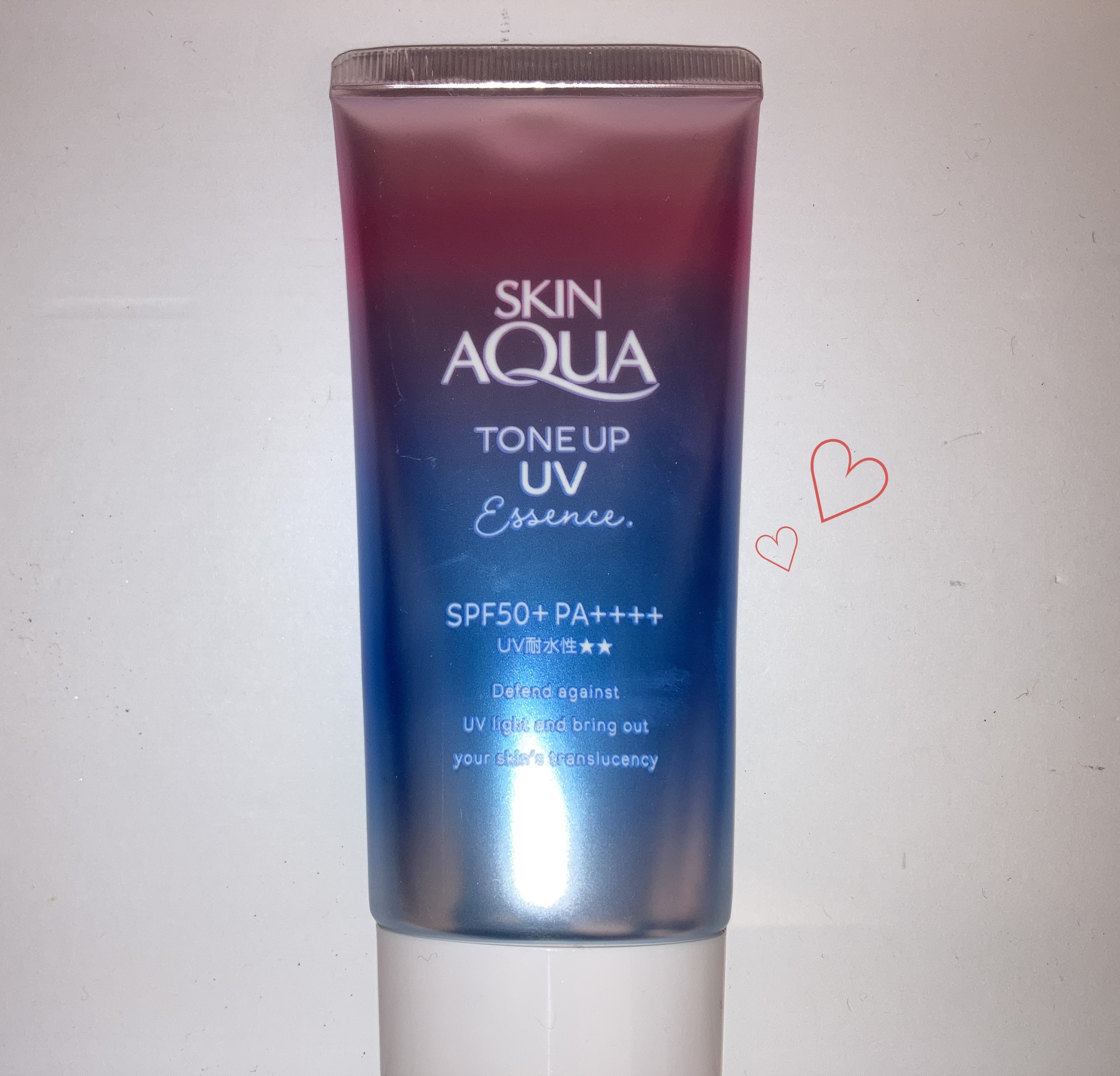 スキンアクア トーンアップUVエッセンス/スキンアクア/日焼け止めクリームを使ったクチコミ（1枚目）