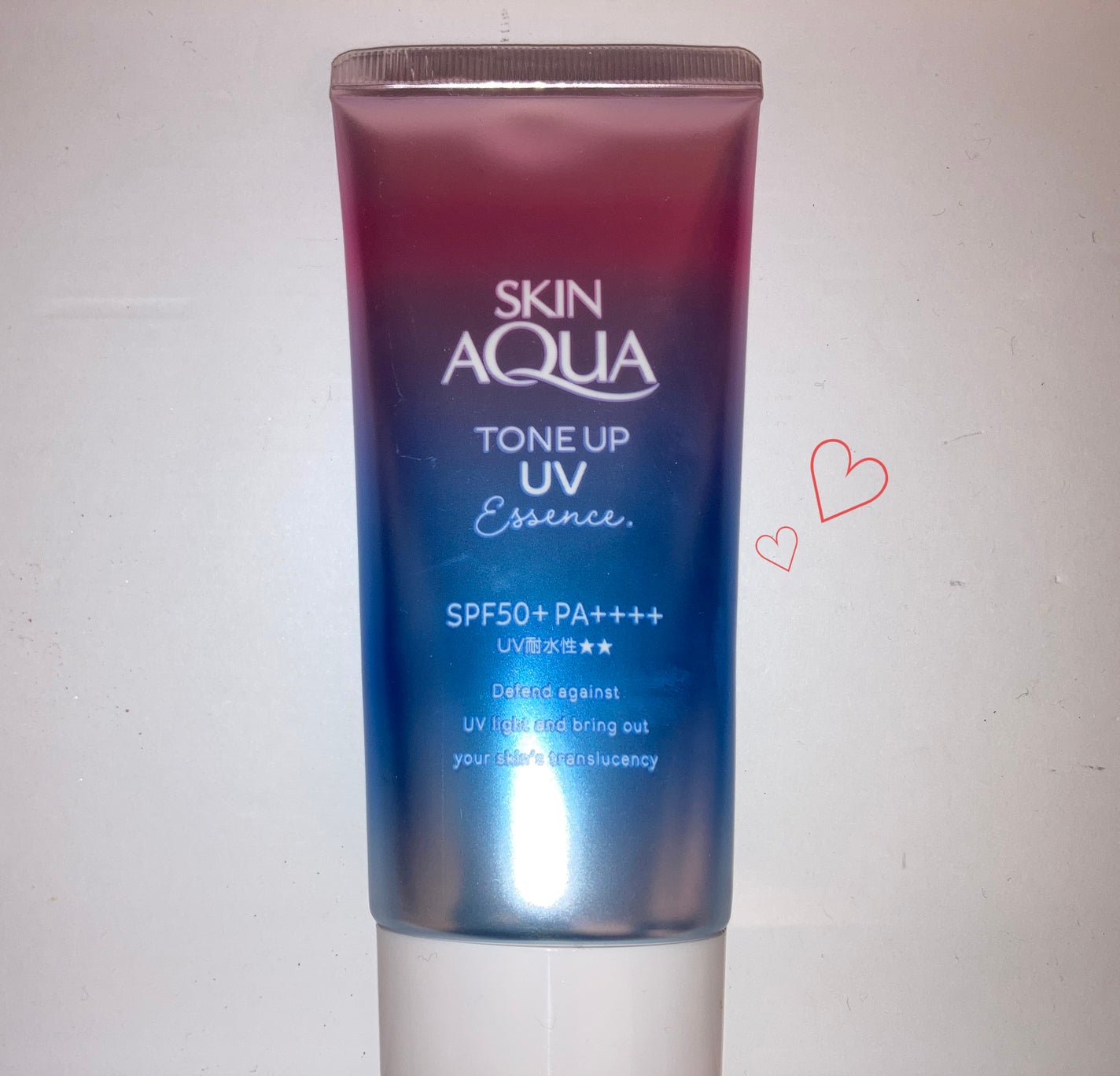 スキンアクア トーンアップUVエッセンス/スキンアクア/日焼け止めクリームを使ったクチコミ(1枚目)