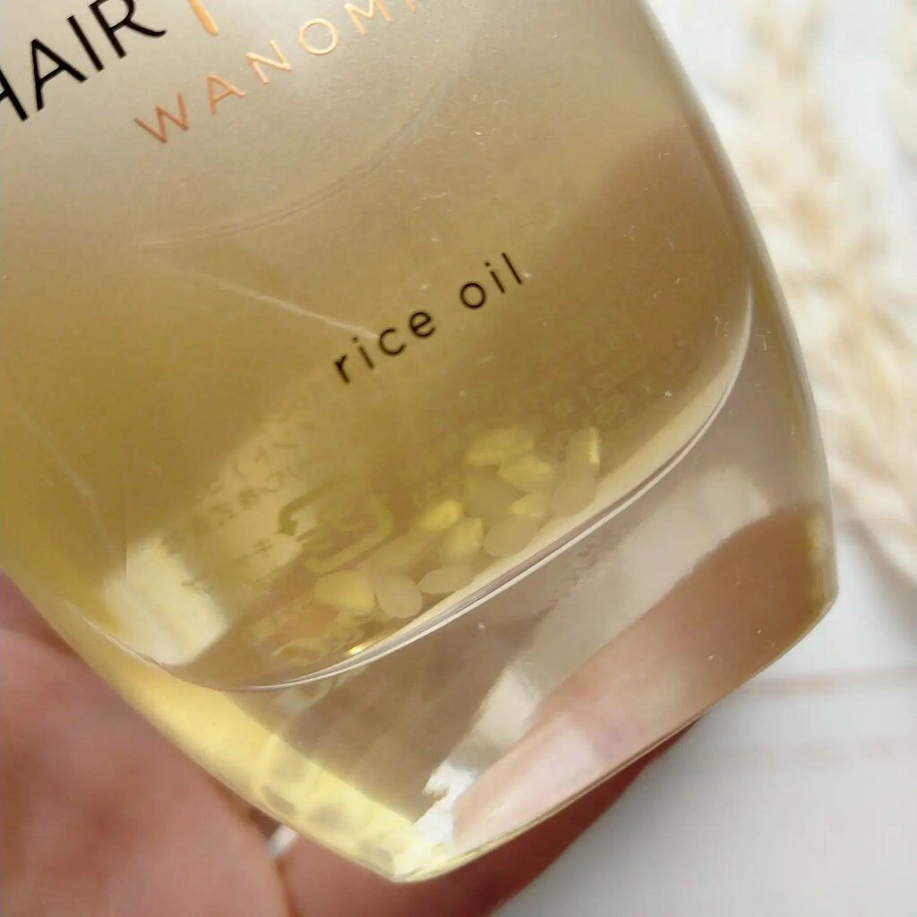 さらとろライスオイル(洗い流さないトリートメント)/WANOMI/ヘアオイルを使ったクチコミ（3枚目）