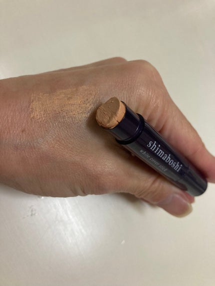 ホワイトカバースティック/shimaboshi/化粧下地を使ったクチコミ(4枚目)