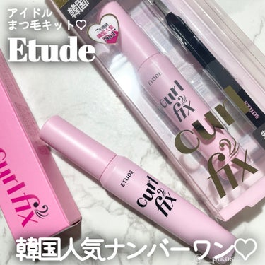 カールフィックスマスカラ ツイーザーセット ブラック/ETUDE/メイクアップキットを使ったクチコミ（1枚目）