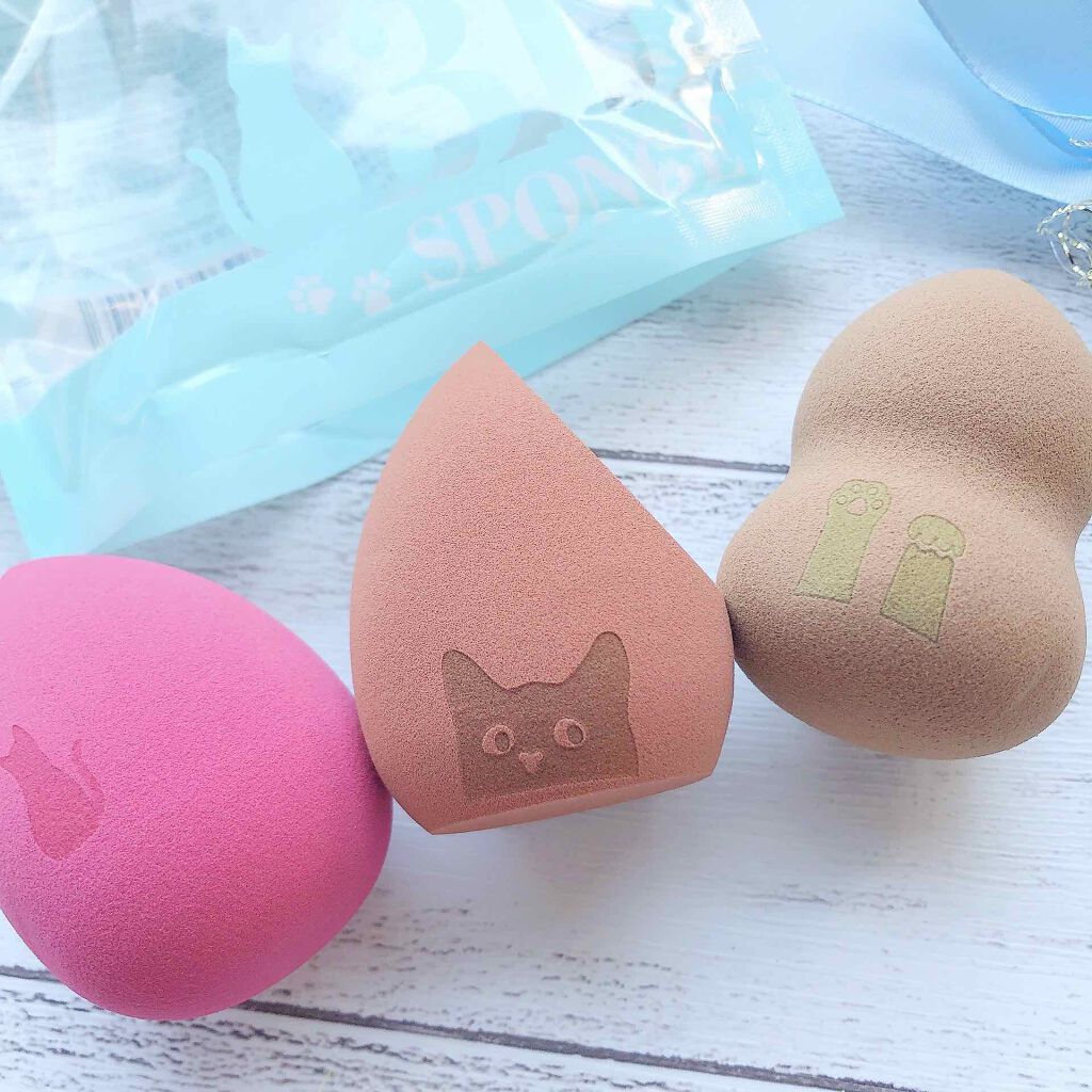 プロフェクティブ 3Dネコちゃんスポンジ/SUIKO HATSUCURE/パフ・スポンジを使ったクチコミ(3枚目)