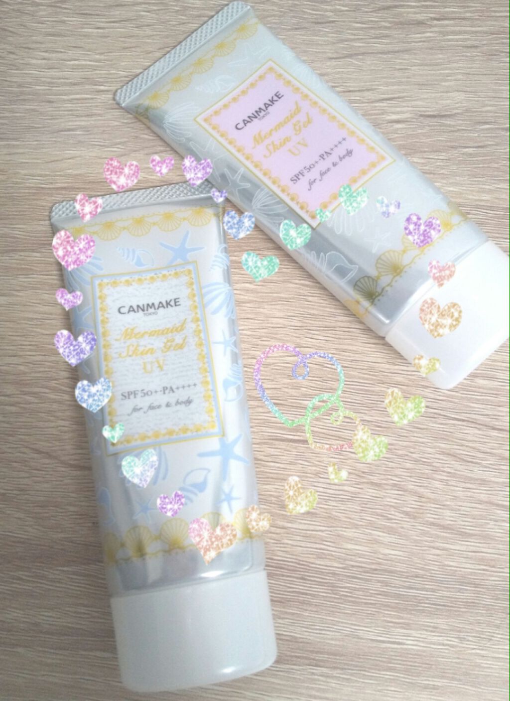 マーメイドスキンジェルUV/キャンメイク/日焼け止めジェルを使ったクチコミ（1枚目）