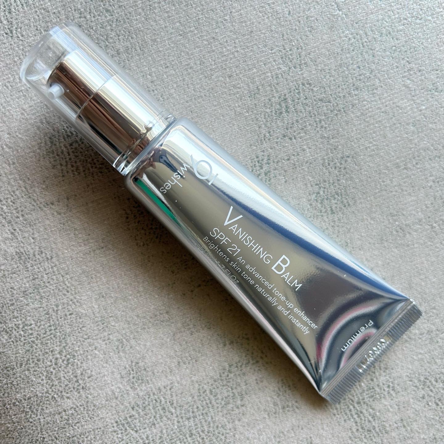 バニシングバーム プレミアム トーンアップ SPF21/9Wishes/化粧下地を使ったクチコミ（1枚目）