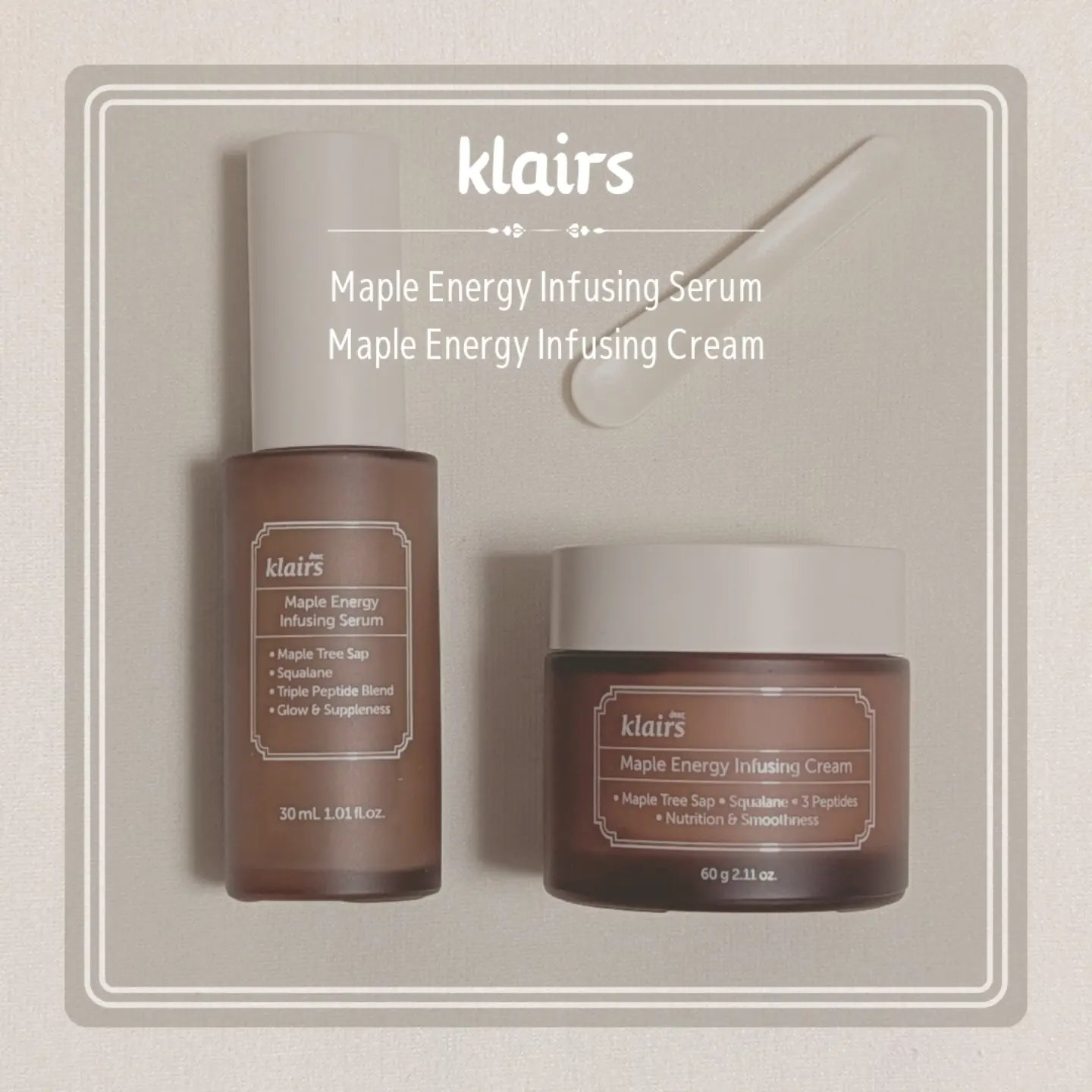 メープルエナジーインフュージングクリーム/Klairs/フェイスクリームを使ったクチコミ（1枚目）