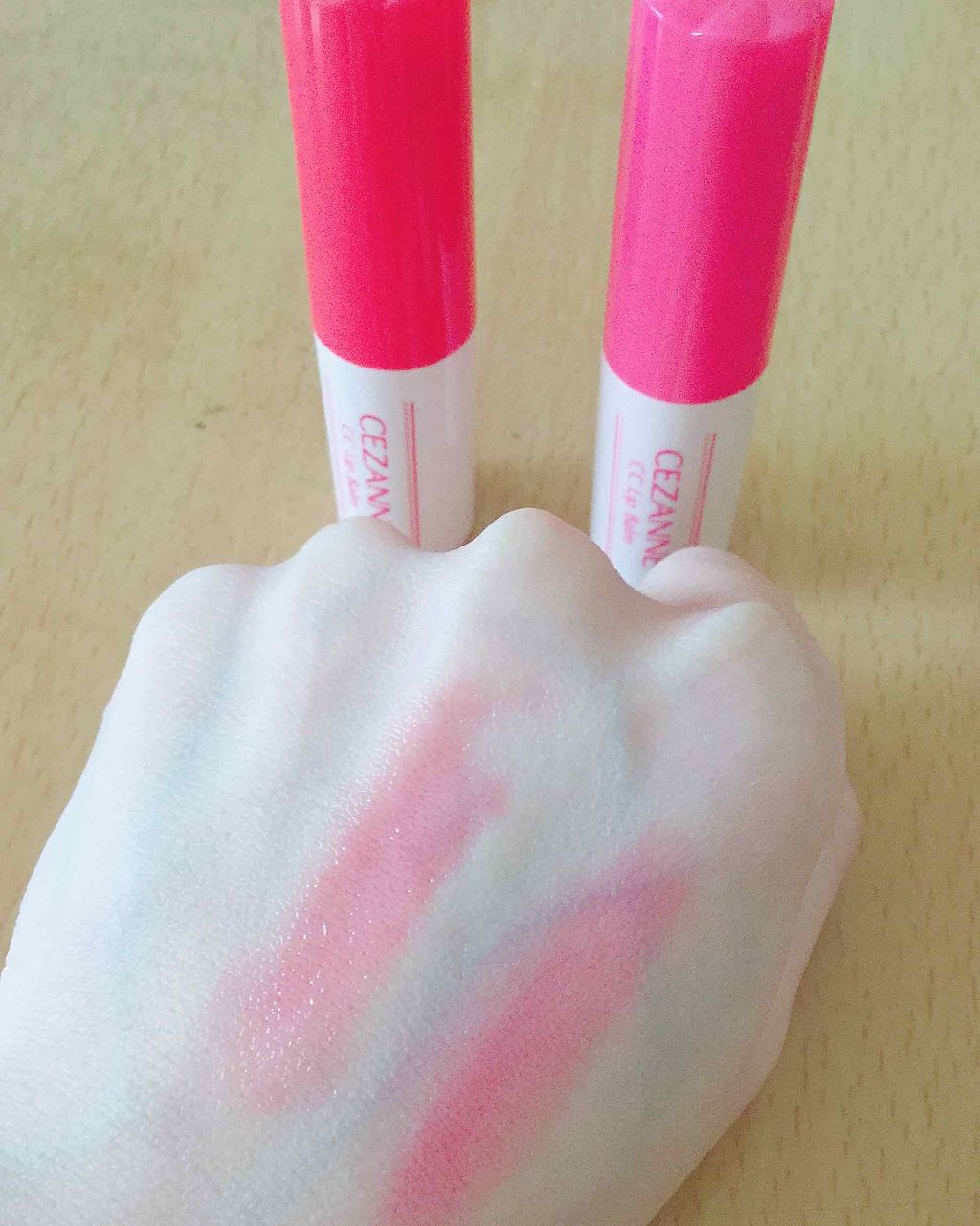 CCリップバーム/CEZANNE/リップケアを使ったクチコミ（2枚目）