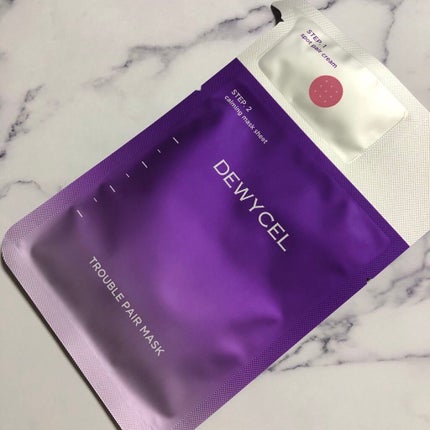 トラブルペアーマスク/DEWYCEL/シートマスク・パックを使ったクチコミ(1枚目)