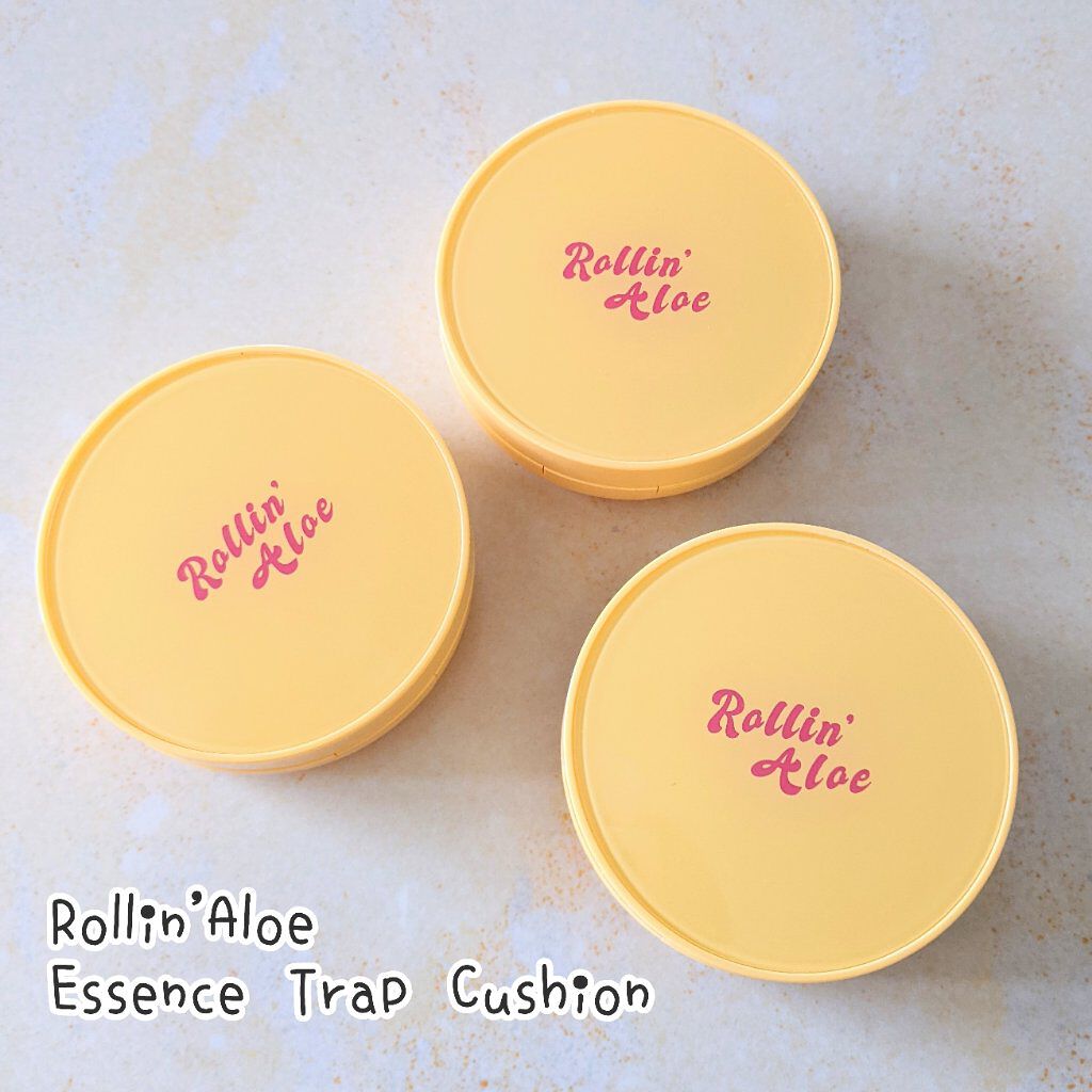 ESSENCE TRAP CUTION イエローベージュ/Rollin' Aloe/クッションファンデーションを使ったクチコミ（1枚目）