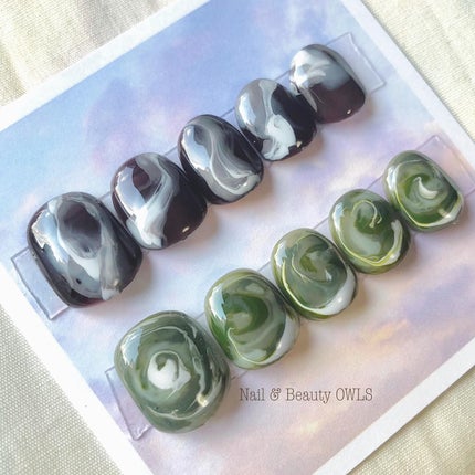 #カラフルネイル,#個性的ネイル,#個性派ネイル,#シンプルネイル,#ラテネイル,#コーヒーネイルのネイルデザイン