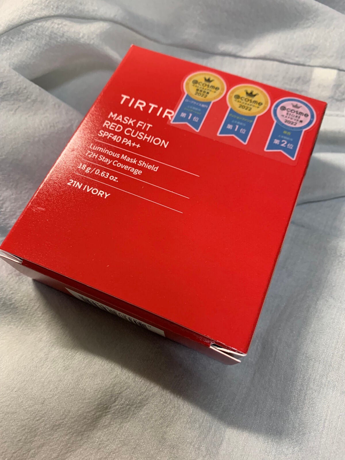 マスク フィット レッド クッション/TIRTIR(ティルティル)/クッションファンデーションを使ったクチコミ(1枚目)