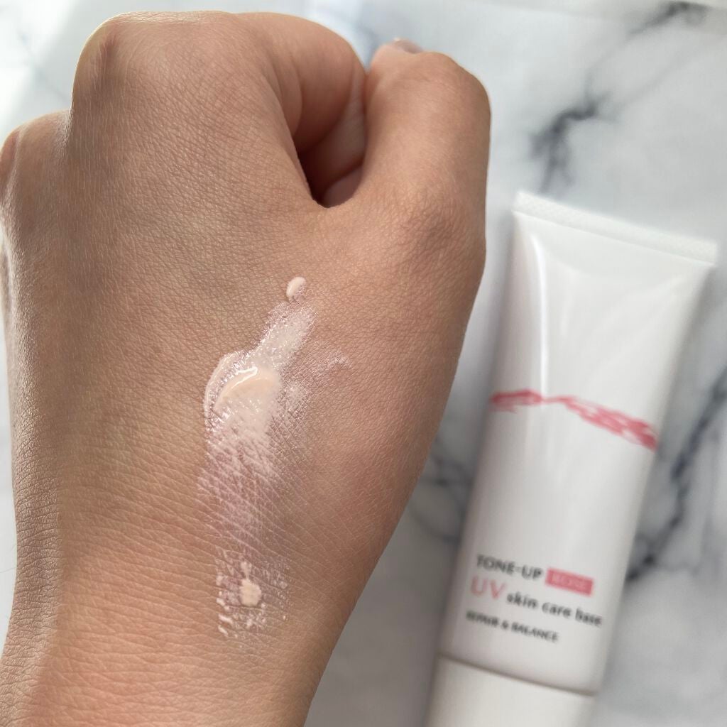 リペア&バランス スキンケアUVベース<トーンアップローズ>/Repair&Balance/日焼け止めクリームを使ったクチコミ(3枚目)