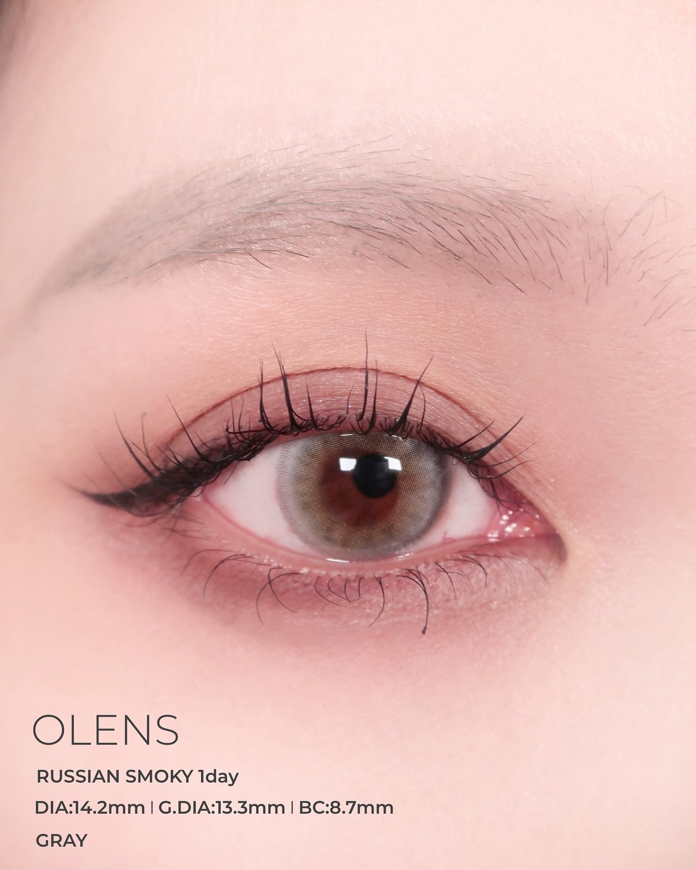 ロシアンスモーキー/OLENS/カラーコンタクトレンズを使ったクチコミ(6枚目)