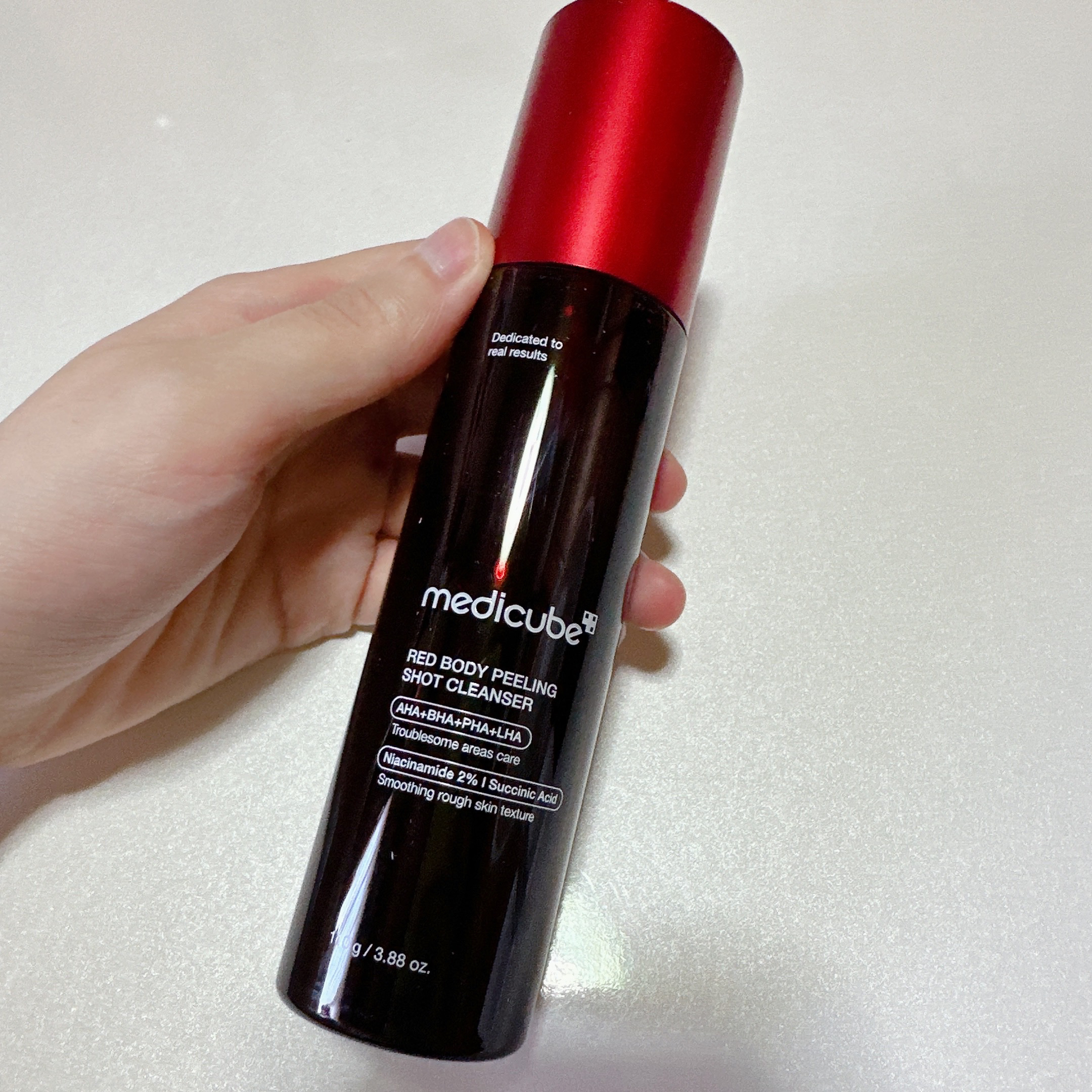 レッドアクネ ボディピーリングショット/MEDICUBE/ピーリングを使ったクチコミ（2枚目）