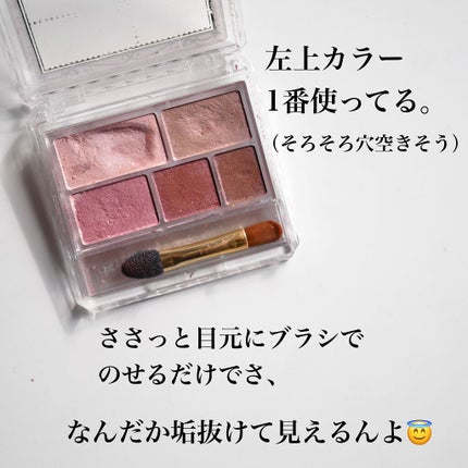 パーフェクトマルチアイズ/キャンメイク/アイシャドウパレットを使ったクチコミ(5枚目)